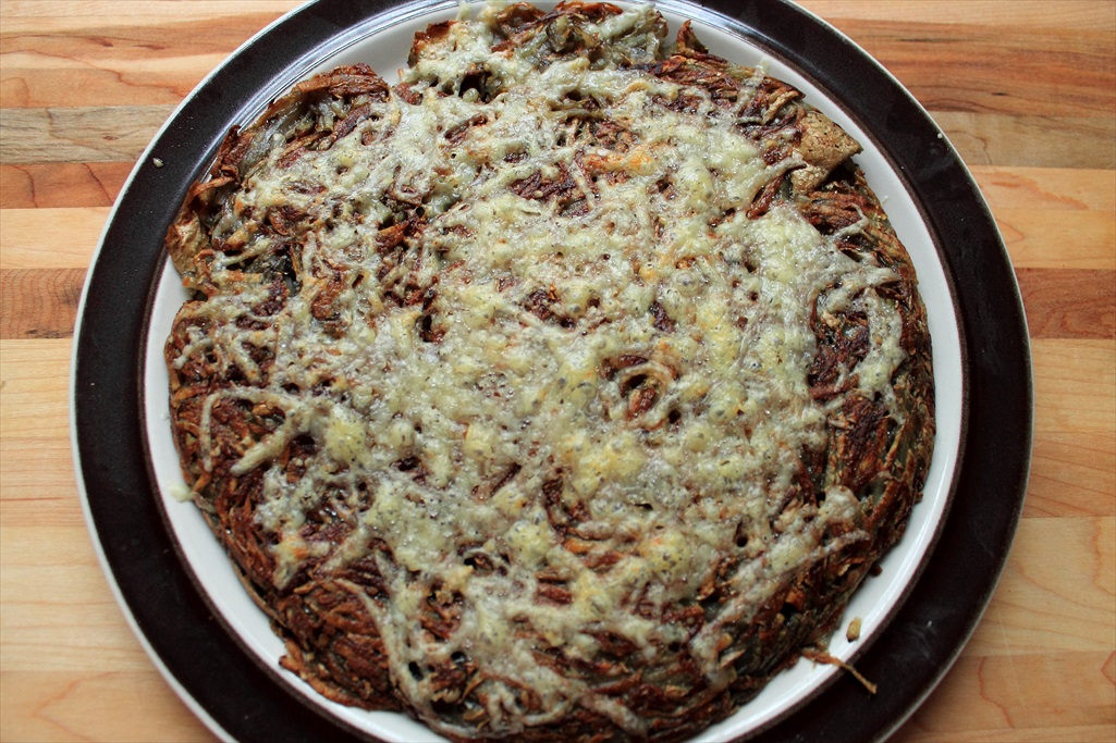 Cabbage and Apple, Rösti, and a Salad
