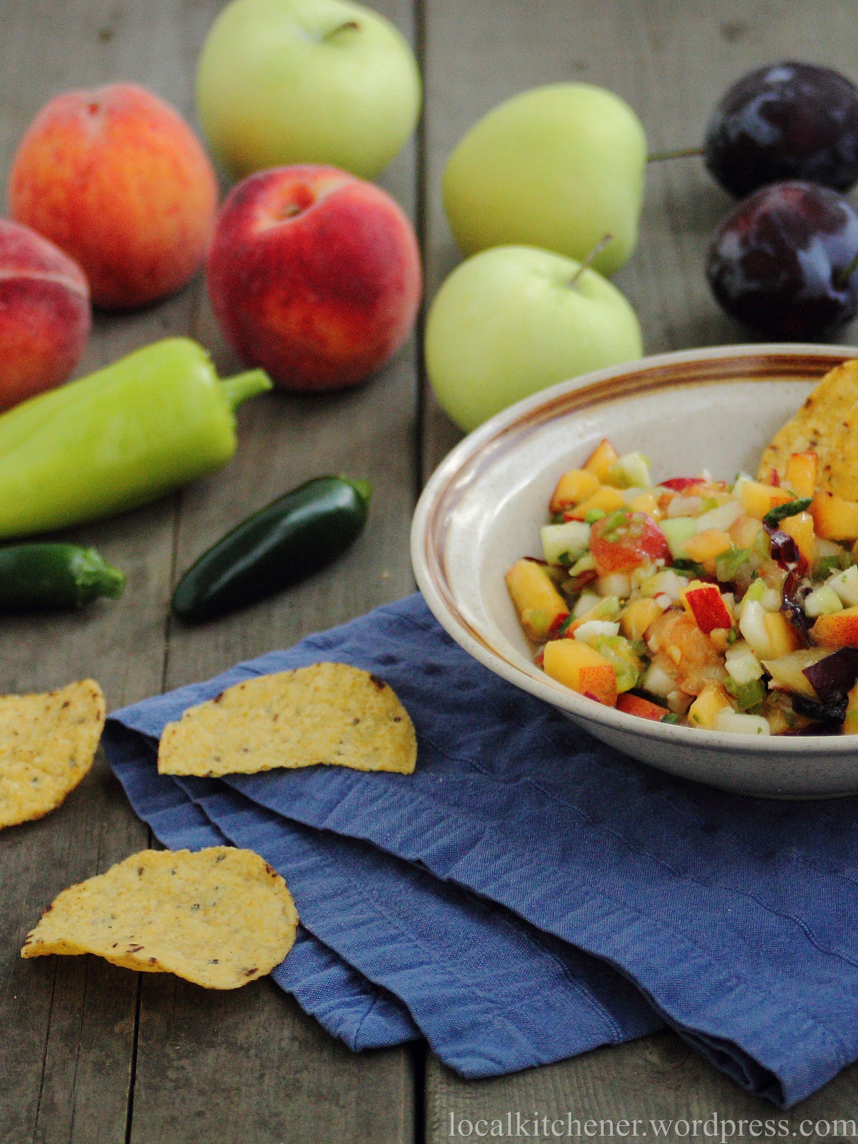The Pleaple have Spoken: Plum, Peach, and Apple Salsa