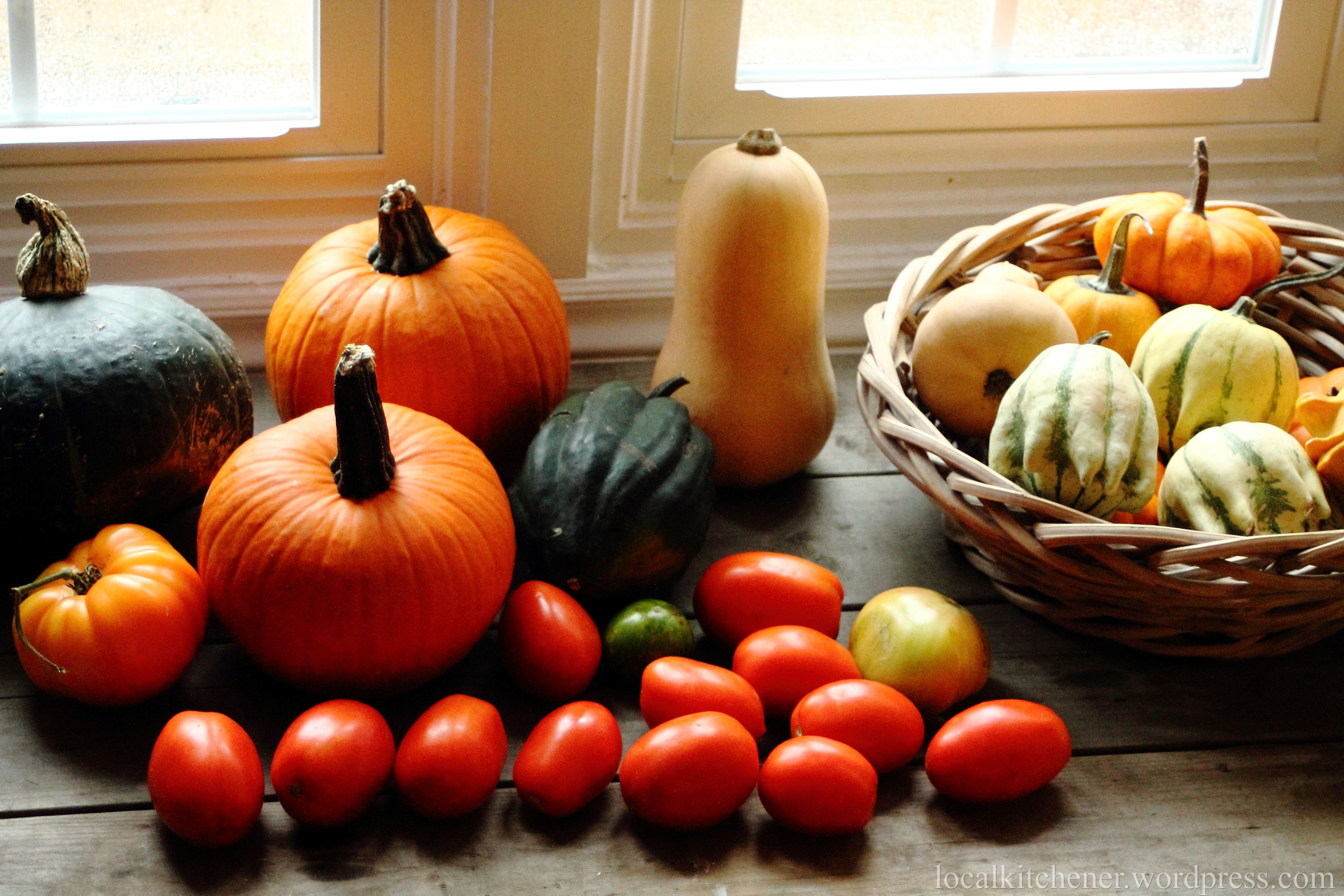 Locavore Menu Plan for Southern Ontario October 7-13