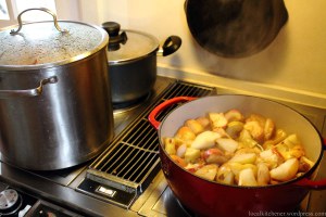 cooking applesauce