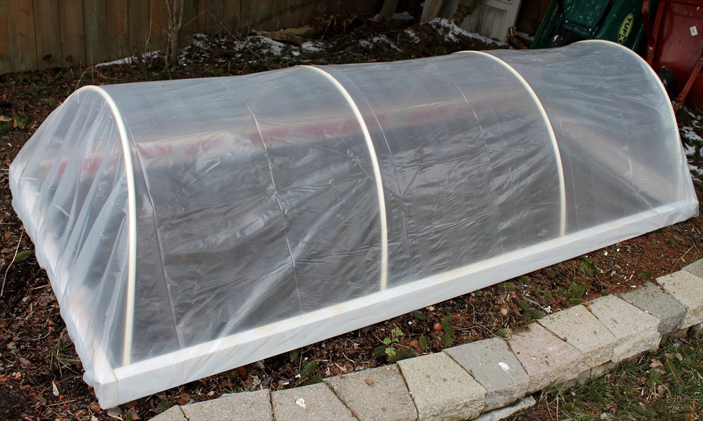 A Halfway Home for Seedlings… Cold Frame Hoop House!
